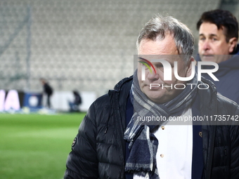 Coach Tomasz Tulacz of Puszcza Niepolomice during Puszcza Niepolomice - Lech Poznan match of the Ekstraklasa Polish Football League, at Crac...