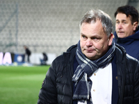 Coach Tomasz Tulacz of Puszcza Niepolomice during Puszcza Niepolomice - Lech Poznan match of the Ekstraklasa Polish Football League, at Crac...