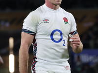 England's George Ford (Sale Sharks) is in action during the Autumn Nations Series International Rugby match between England and New Zealand...