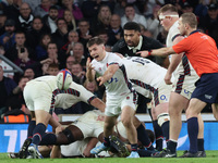 England's Harry Randall (Bristol Bears) is in action during the Autumn Nations Series International Rugby match between England and New Zeal...