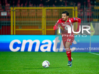 Andrea Carboni participates in the match between AC Monza and AC Milan, Serie A, at U-Power Stadium in Monza, Italy, on November 2, 2024. (