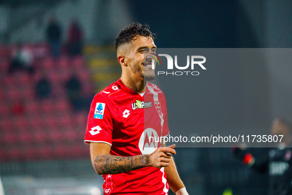 Dany Mota participates in the match between AC Monza and AC Milan, Serie A, at U-Power Stadium in Monza, Italy, on November 2, 2024. 