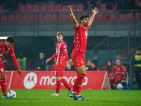 Pablo Mari participates in the match between AC Monza and AC Milan, Serie A, at U-Power Stadium in Monza, Italy, on November 2, 2024. (