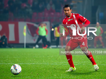 Armando Izzo participates in the match between AC Monza and AC Milan, Serie A, at U-Power Stadium in Monza, Italy, on November 2, 2024. (