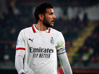 Theo Hernandez during AC Monza vs AC Milan, Serie A, at U-Power Stadium in Monza, Italy, on November 2, 2024. (