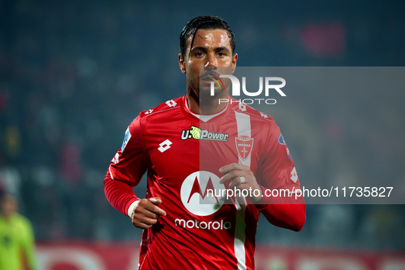 Armando Izzo participates in the match between AC Monza and AC Milan, Serie A, at U-Power Stadium in Monza, Italy, on November 2, 2024. 