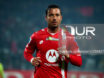 Armando Izzo participates in the match between AC Monza and AC Milan, Serie A, at U-Power Stadium in Monza, Italy, on November 2, 2024. (