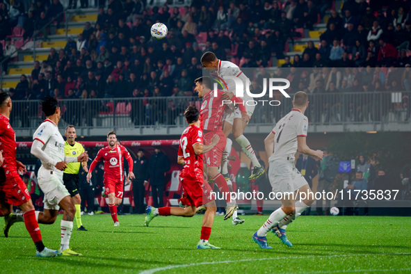 Ruben Loftus-Cheek participates in the match between AC Monza and AC Milan, Serie A, at U-Power Stadium in Monza, Italy, on November 2, 2024...