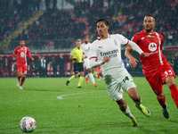 Tijjani Reijnders participates in the match between AC Monza and AC Milan, Serie A, at U-Power Stadium in Monza, Italy, on November 2, 2024....