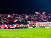 An AC Monza supporter of Curva Davide Pieri attends the AC Monza vs AC Milan Serie A match at U-Power Stadium in Monza, Italy, on November 2...