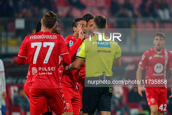 Armando Izzo participates in the match between AC Monza and AC Milan, Serie A, at U-Power Stadium in Monza, Italy, on November 2, 2024. 