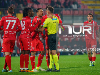 Armando Izzo participates in the match between AC Monza and AC Milan, Serie A, at U-Power Stadium in Monza, Italy, on November 2, 2024. (