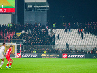 The Milan ultras protest during the AC Monza vs AC Milan Serie A match at U-Power Stadium in Monza, Italy, on November 2, 2024. (