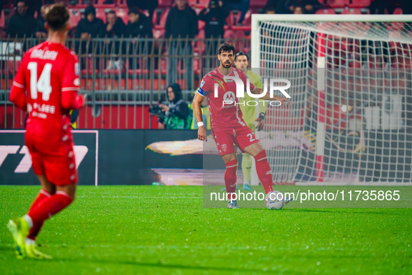 Pablo Mari participates in the match between AC Monza and AC Milan, Serie A, at U-Power Stadium in Monza, Italy, on November 2, 2024. 