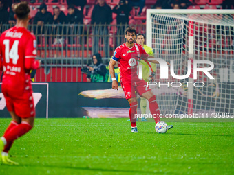 Pablo Mari participates in the match between AC Monza and AC Milan, Serie A, at U-Power Stadium in Monza, Italy, on November 2, 2024. (