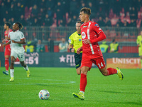 Daniel Maldini participates in the match between AC Monza and AC Milan, Serie A, at U-Power Stadium in Monza, Italy, on November 2, 2024. (