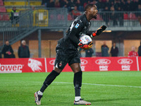 Mike Maignan participates in the match between AC Monza and AC Milan, Serie A, at U-Power Stadium in Monza, Italy, on November 2, 2024. (