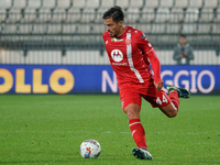 Andrea Carboni participates in the match between AC Monza and AC Milan, Serie A, at U-Power Stadium in Monza, Italy, on November 2, 2024. (