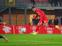 Daniel Maldini participates in the match between AC Monza and AC Milan, Serie A, at U-Power Stadium in Monza, Italy, on November 2, 2024. (