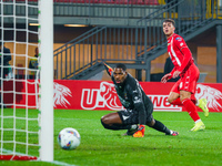 Daniel Maldini participates in the match between AC Monza and AC Milan, Serie A, at U-Power Stadium in Monza, Italy, on November 2, 2024. (