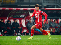 Daniel Maldini participates in the match between AC Monza and AC Milan, Serie A, at U-Power Stadium in Monza, Italy, on November 2, 2024. (