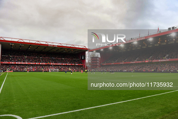 Full City Ground during the Premier League match between Nottingham Forest and West Ham United at the City Ground in Nottingham, United King...