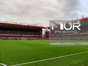 Full City Ground during the Premier League match between Nottingham Forest and West Ham United at the City Ground in Nottingham, United King...