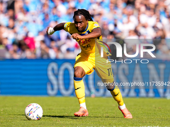 Ademola Lookman of Atalanta BC during the serie Serie A Enilive match between SSC Napoli and Atalanta BC at Stadio Diego Armando Maradona on...