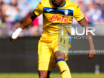 Ademola Lookman of Atalanta BC during the serie Serie A Enilive match between SSC Napoli and Atalanta BC at Stadio Diego Armando Maradona on...