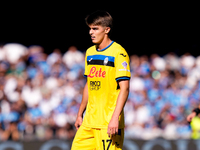 Charles De Ketelaere of Atalanta BC looks on during the serie Serie A Enilive match between SSC Napoli and Atalanta BC at Stadio Diego Arman...