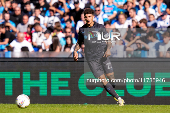 Giovanni Di Lorenzo of SSC Napoli during the serie Serie A Enilive match between SSC Napoli and Atalanta BC at Stadio Diego Armando Maradona...