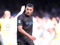 Alessandro Buongiorno of SSC Napoli looks on during the serie Serie A Enilive match between SSC Napoli and Atalanta BC at Stadio Diego Arman...