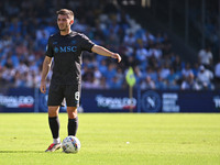 Billy Gilmour of S.S.C. Napoli is in action during the 11th day of the Serie A Championship between S.S.C. Napoli and Atalanta B.C. at the D...