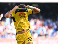 Mateo Retegui of Atalanta B.C. celebrates after scoring the goal to make it 0-3 during the 11th day of the Serie A Championship between S.S....