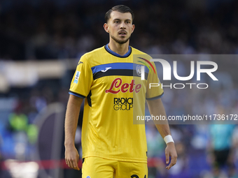 Lazar Samardzic of Atalanta BC during the Serie A match between SSC Napoli and Atalanta BC at Stadio Diego Armando Maradona Naples Italy on...