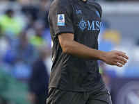 Giovanni Simeone of SSC Napoli looks dejected during the Serie A match between SSC Napoli and Atalanta BC at Stadio Diego Armando Maradona N...