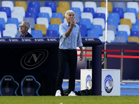 Gian Piero Gasperini Head Coach of Atalanta BC during the Serie A match between SSC Napoli and Atalanta BC at Stadio Diego Armando Maradona...