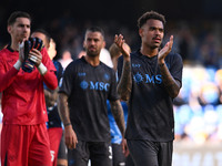 Cyril Ngonge of S.S.C. Napoli participates in the 11th day of the Serie A Championship between S.S.C. Napoli and Atalanta B.C. at the Diego...