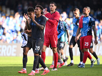 Cyril Ngonge of S.S.C. Napoli participates in the 11th day of the Serie A Championship between S.S.C. Napoli and Atalanta B.C. at the Diego...