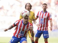 Javi Galan of Atletico de Madrid is in action during the La Liga 2024/25 match between Atletico de Madrid and Las Palmas at Riyadh Air Metro...