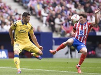 Julian Alvarez of Atletico de Madrid attempts a shot during the La Liga 2024/25 match between Atletico de Madrid and Las Palmas at Riyadh Ai...