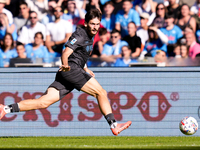 Khvicha Kvaratskhelia of SSC Napoli during the serie Serie A Enilive match between SSC Napoli and Atalanta BC at Stadio Diego Armando Marado...