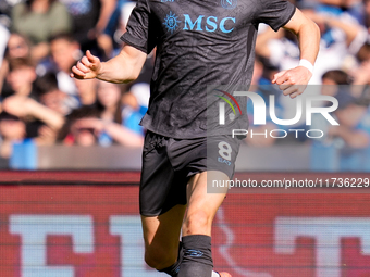 Scott McTominay of SSC Napoli during the serie Serie A Enilive match between SSC Napoli and Atalanta BC at Stadio Diego Armando Maradona on...