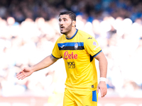 Sead Kolasinac of Atalanta BC looks on during the serie Serie A Enilive match between SSC Napoli and Atalanta BC at Stadio Diego Armando Mar...