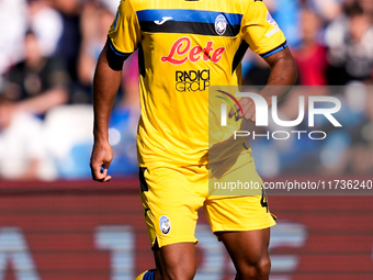 Isak Hien of Atalanta BC during the serie Serie A Enilive match between SSC Napoli and Atalanta BC at Stadio Diego Armando Maradona on Novem...