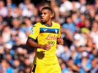 Isak Hien of Atalanta BC looks on during the serie Serie A Enilive match between SSC Napoli and Atalanta BC at Stadio Diego Armando Maradona...