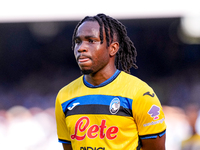 Ademola Lookman of Atalanta BC looks on during the serie Serie A Enilive match between SSC Napoli and Atalanta BC at Stadio Diego Armando Ma...