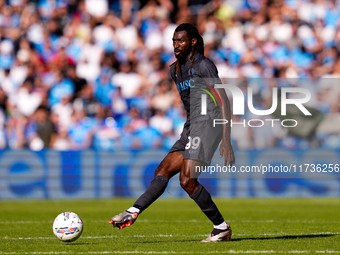 Andre-Frank Zambo Anguissa of SSC Napoli during the serie Serie A Enilive match between SSC Napoli and Atalanta BC at Stadio Diego Armando M...