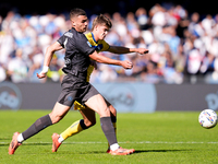 Charles De Ketelaere of Atalanta BC and Alessandro Buongiorno of SSC Napoli compete for the ball during the serie Serie A Enilive match betw...