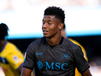 David Neres of SSC Napoli looks on during the serie Serie A Enilive match between SSC Napoli and Atalanta BC at Stadio Diego Armando Maradon...